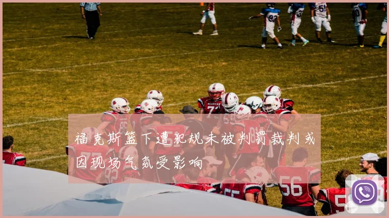 福克斯篮下遭犯规未被判罚裁判或因现场气氛受影响